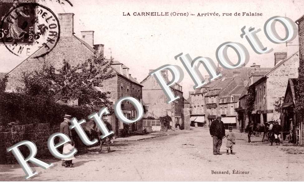 arrivee, rue de Falaise