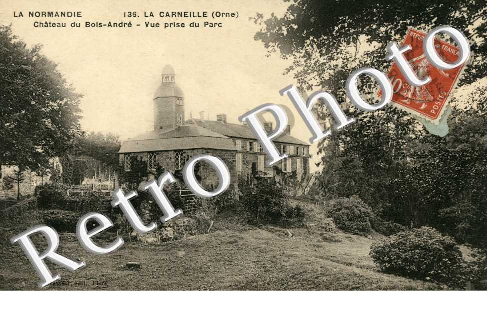 Chateau du Bois André - Vue prise du Parc