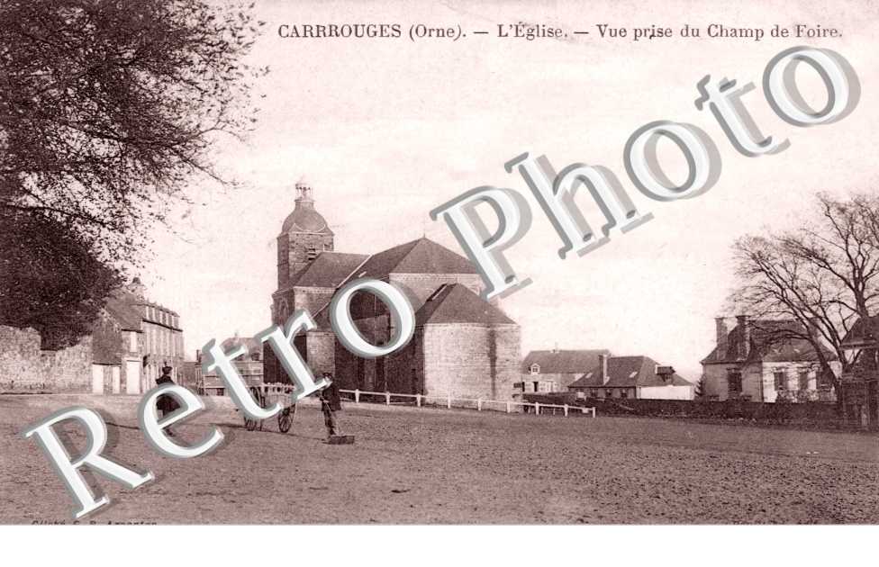 l'Eglise, Vue prise du Champ de Foire