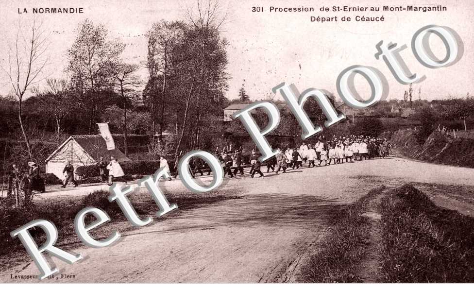 Procession de St Ernier au mont Margantin