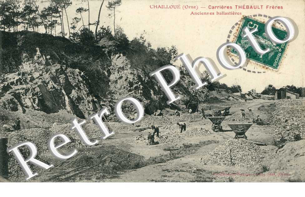 Carrieres Thebault Freres, Anciennes ballastieres
