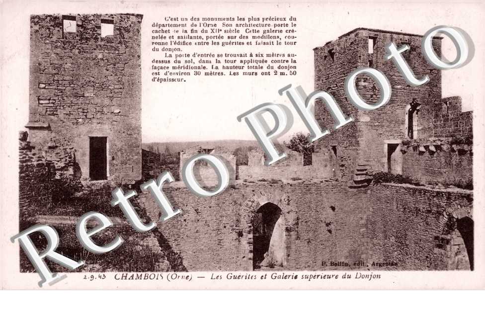 Guérites et Galerie supérieure du Donjon