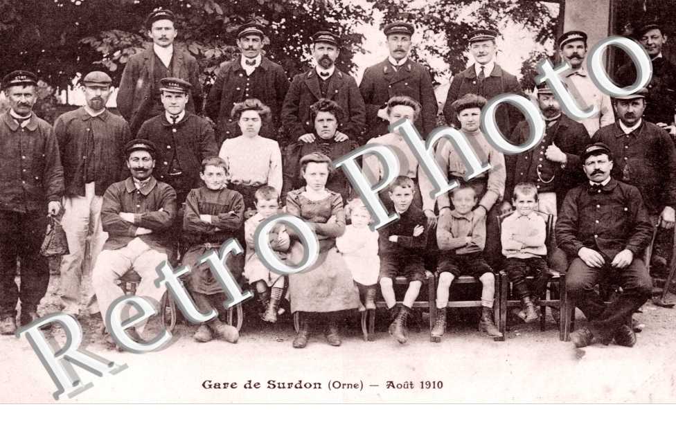 Surdon, Gare de Surdon, Aout 1910
