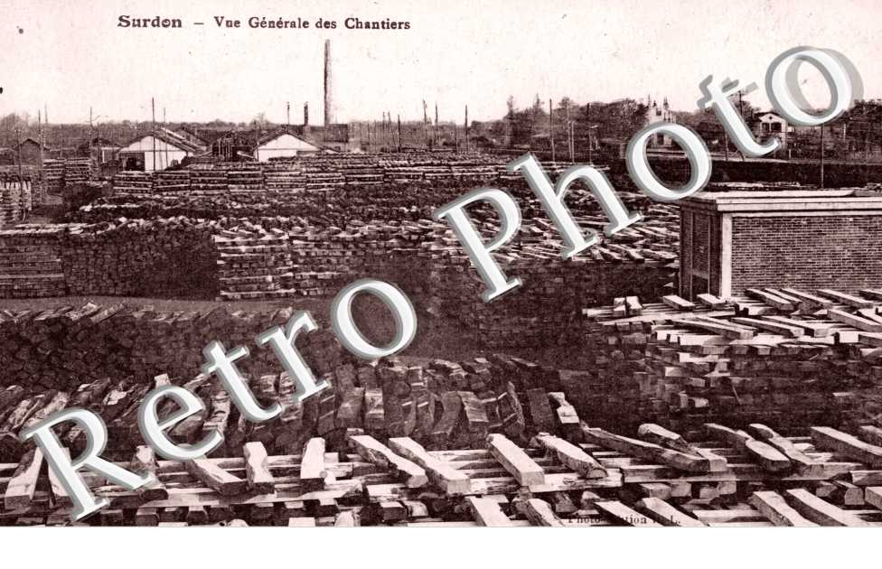 Surdon, Vue Generale des Chantiers