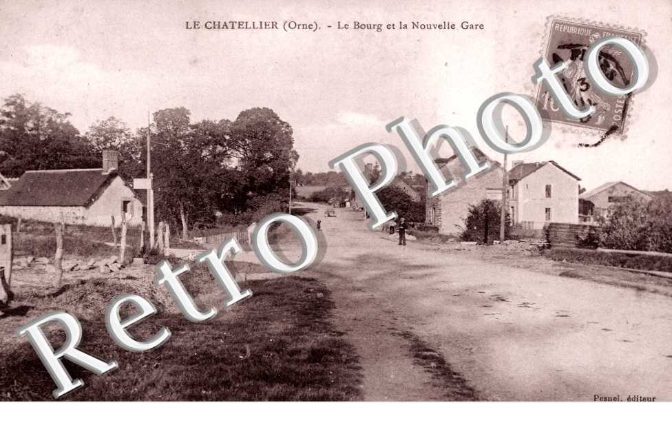 le bourg et la nouvelle gare