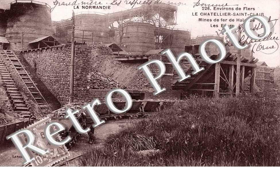 le Chatellier Saint-Clair,Mines de Fer de Halouze, les Fours