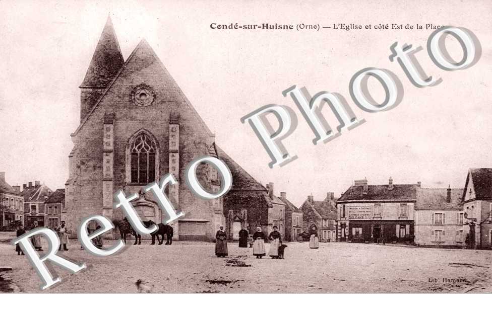 Eglise et cote est de la place