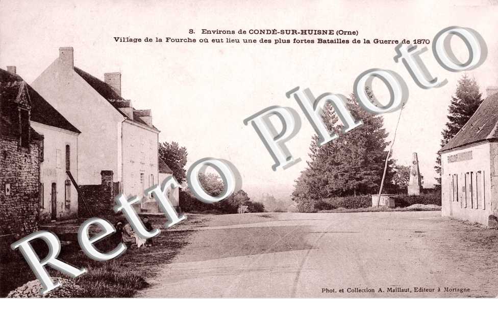 Village de la Fourche ou eut lieu une des plus fortes Batailles de la Guerre de 1870