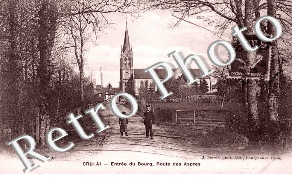 entree du bourg, route des Aspres