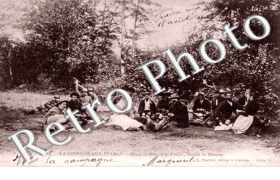 Mines de Denain et Anzin, Repas de Mineurs