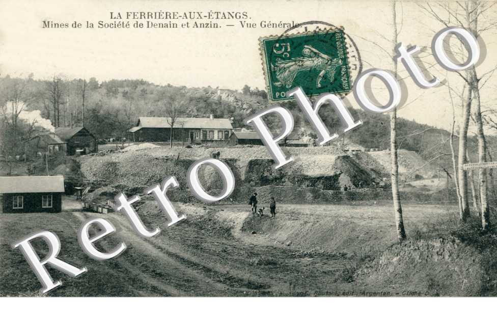 mines de la societe de Denain et Anzin Vue generale