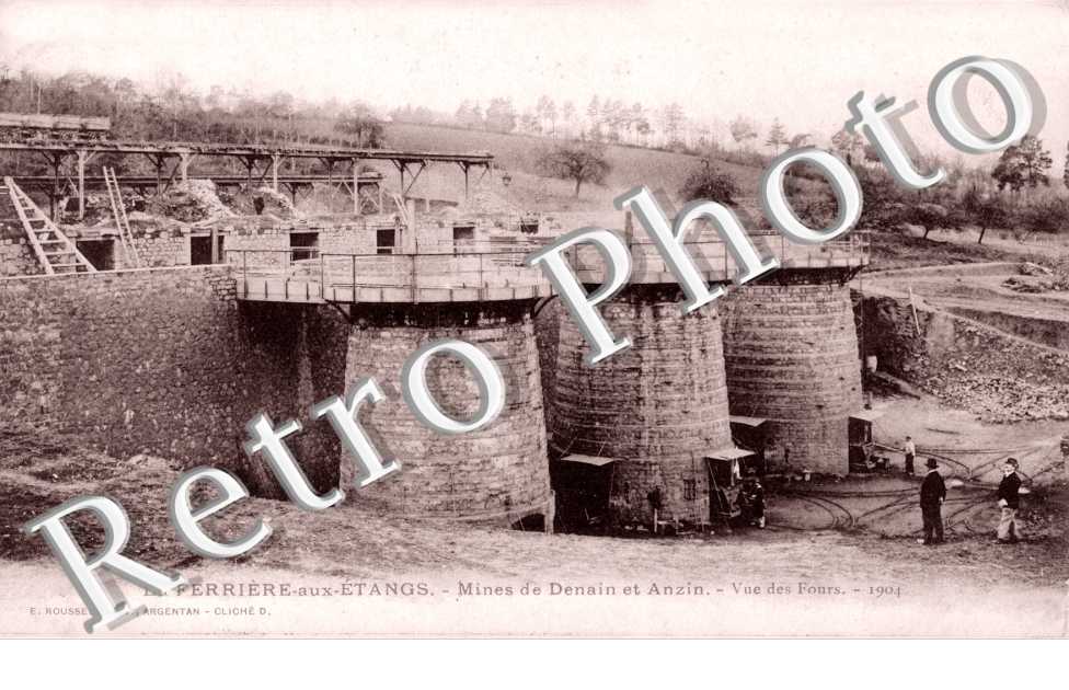 Mines de Denain et Anzin. Vue des Fours 1994