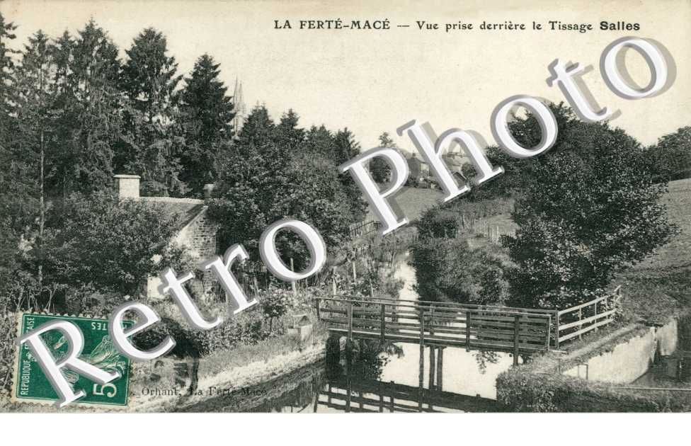 Vue prise derriere le Tissage Salles