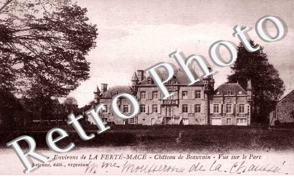 le chateau Vue sur le parc