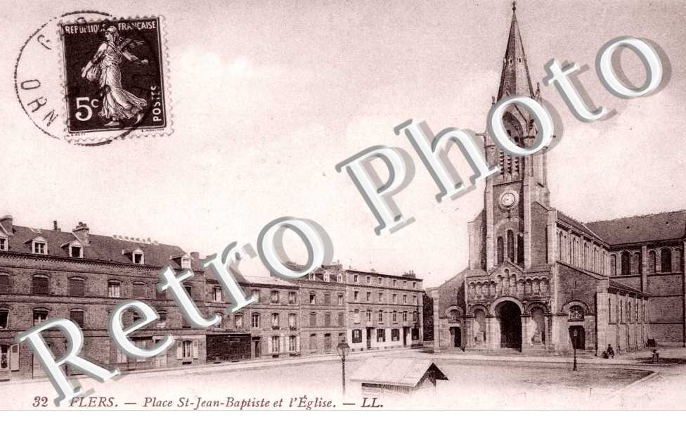 place Saint-Jean-Baptiste et l&#039;eglise