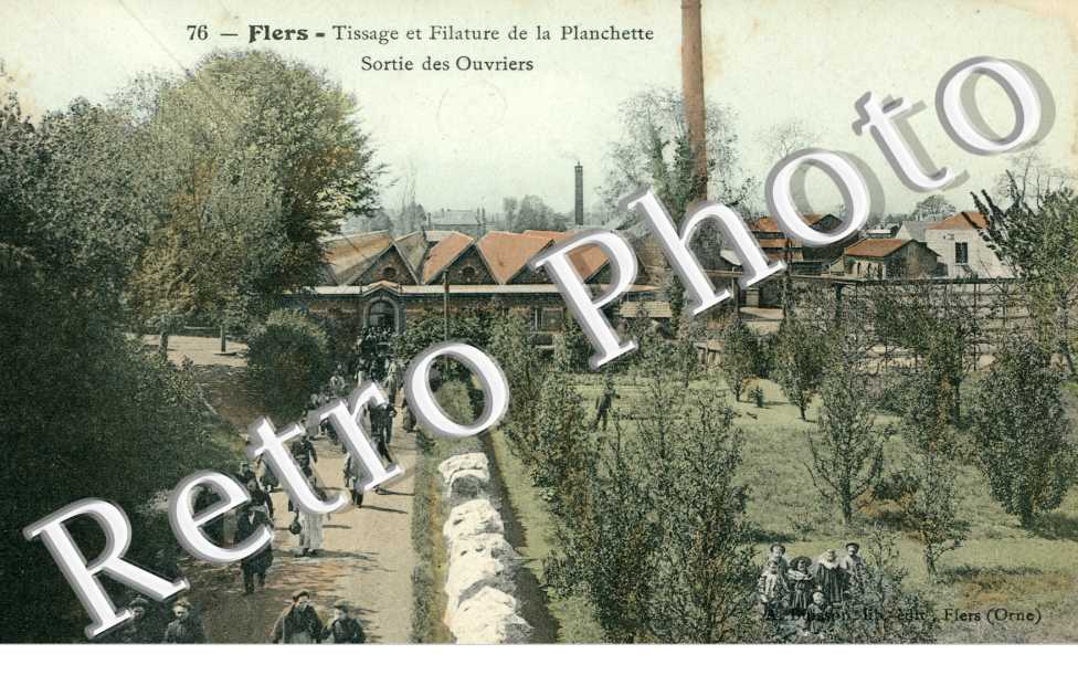 Tissage et Filature de la Planchette, Sortie des Ouvriers