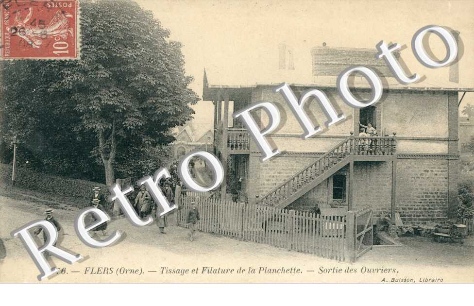 Tissage et Filature de la Planchette, Sortie des Ouvriers