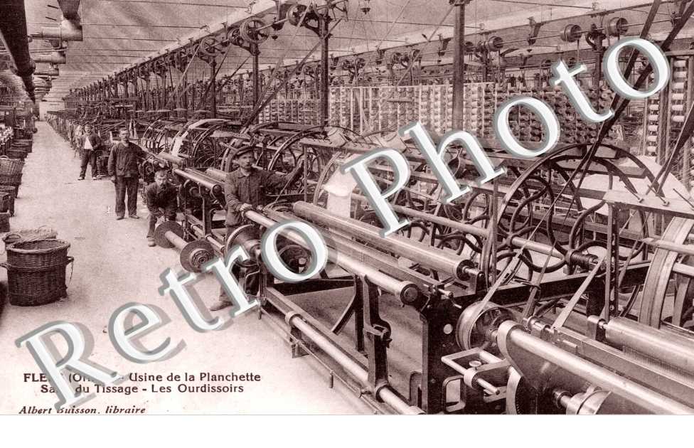 Usine de la Planchette, Salle du Tissage, les Ourdissoirs
