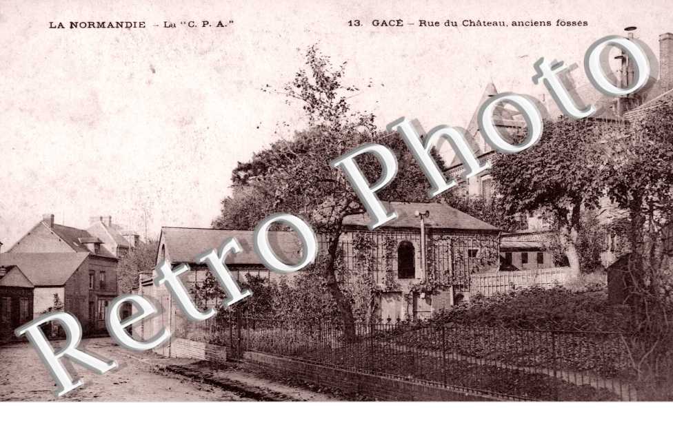 rue du Chateau - anciens fosses
