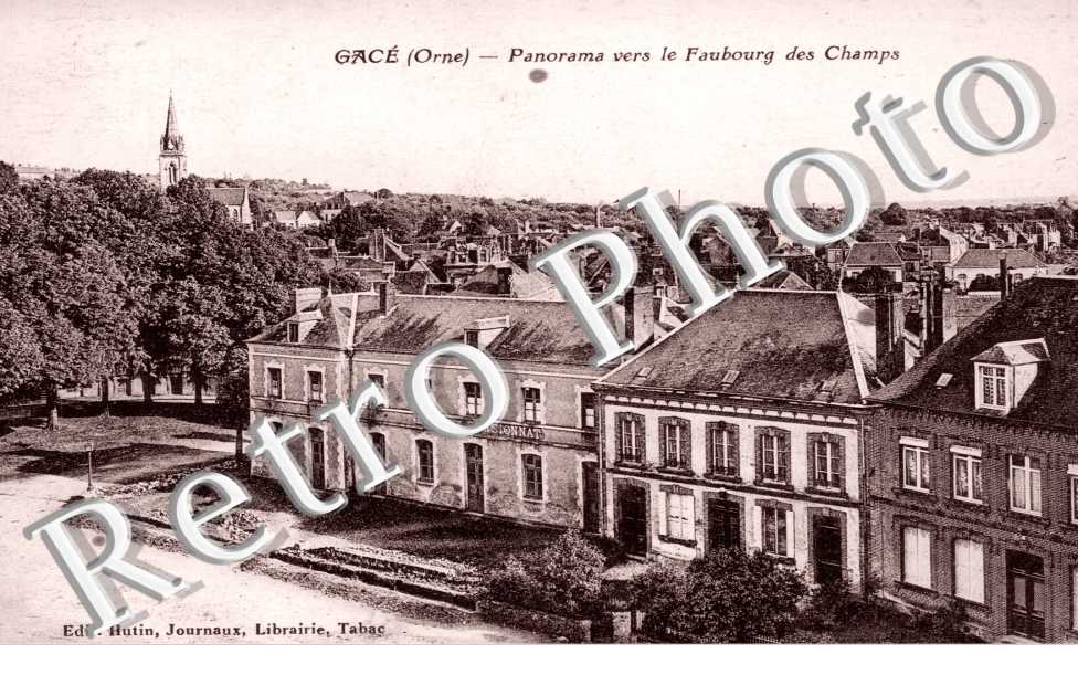 panorama vers le faubourg des Champs
