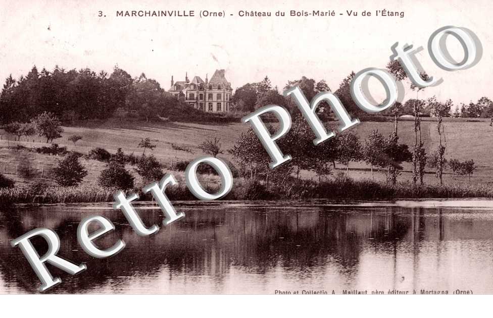 Chateau du Bois-Marie - Vue de l&#039;etang