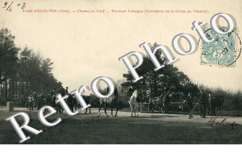 Foret d&#039;Ecouves, pendant l&#039;Attaque, Carrefour de la Croix de Medavy