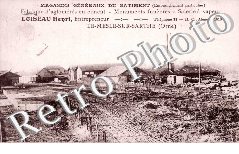 Magasin Generaux du Batiment, Loiseau Henri Entrepreneur
