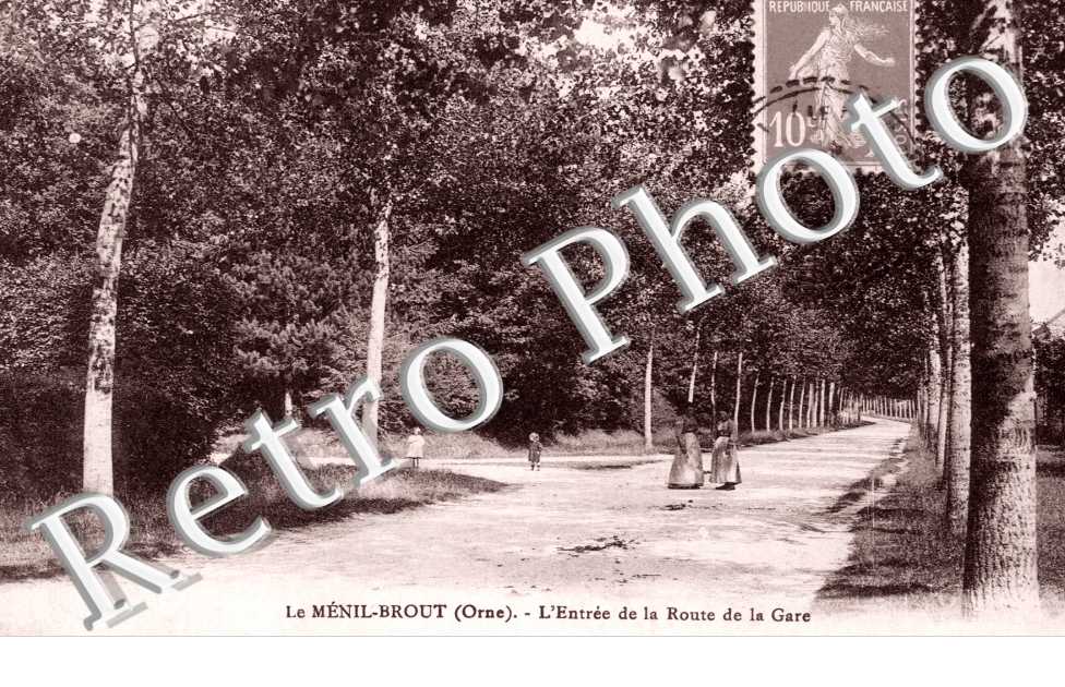 l&#039;Entree de la Route de la Gare