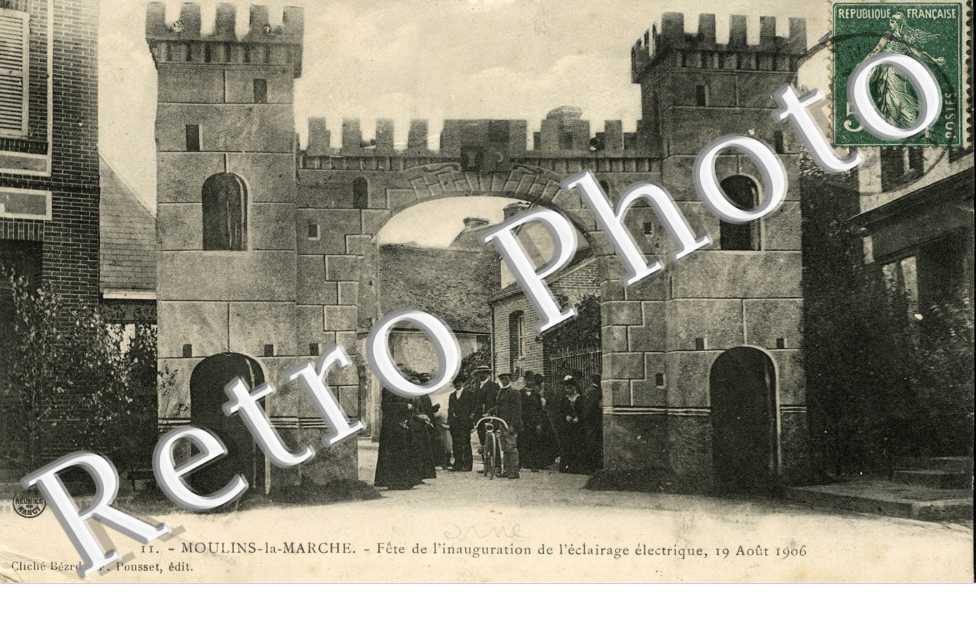 fete de l'inauguration de l'eclairage electrique 19 aout 1906