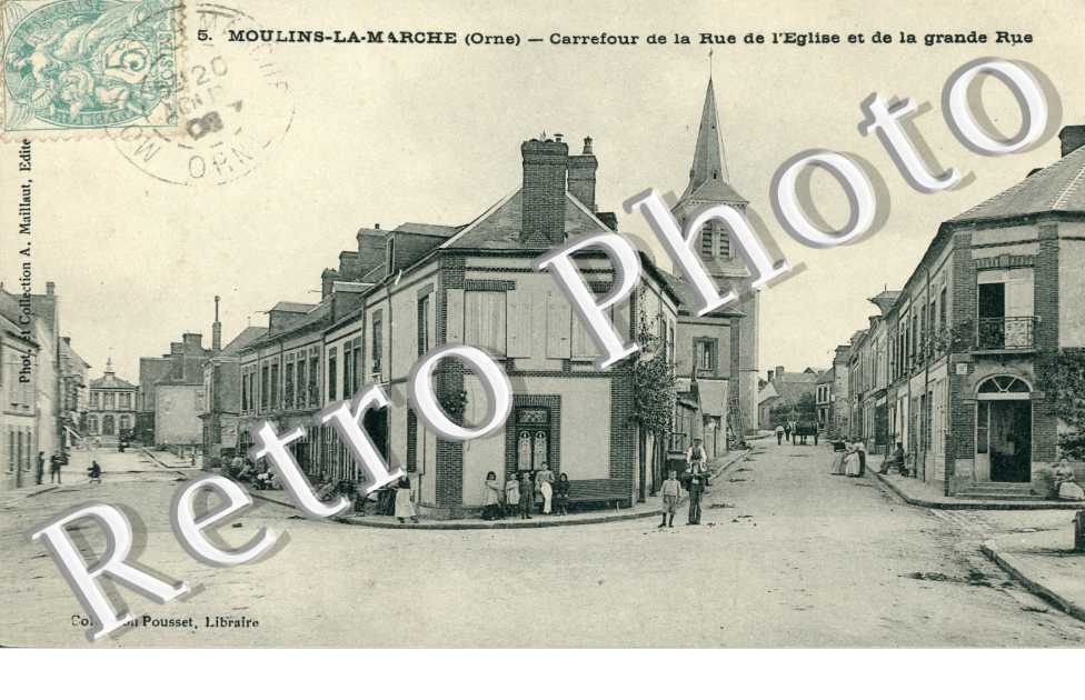carrefour de la rue de l'eglise et de la grande rue