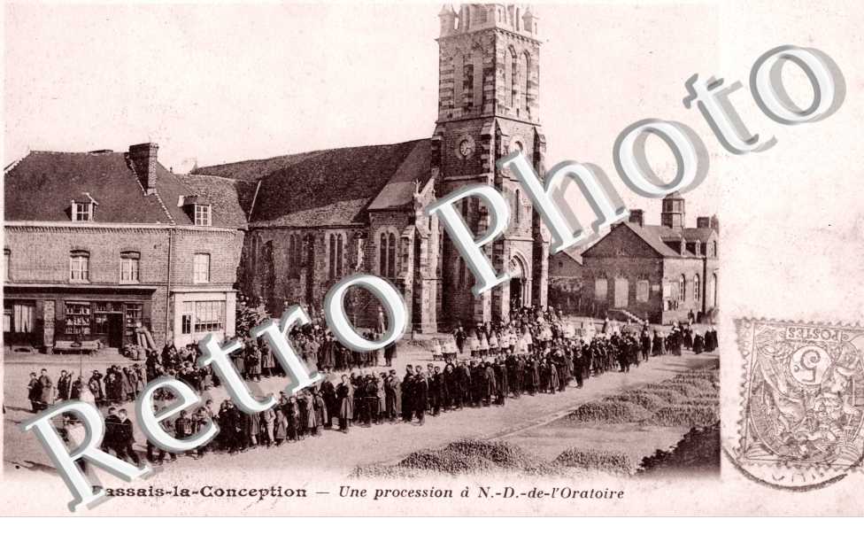 une procession a Notre-Dame de l&#039;Oratoire