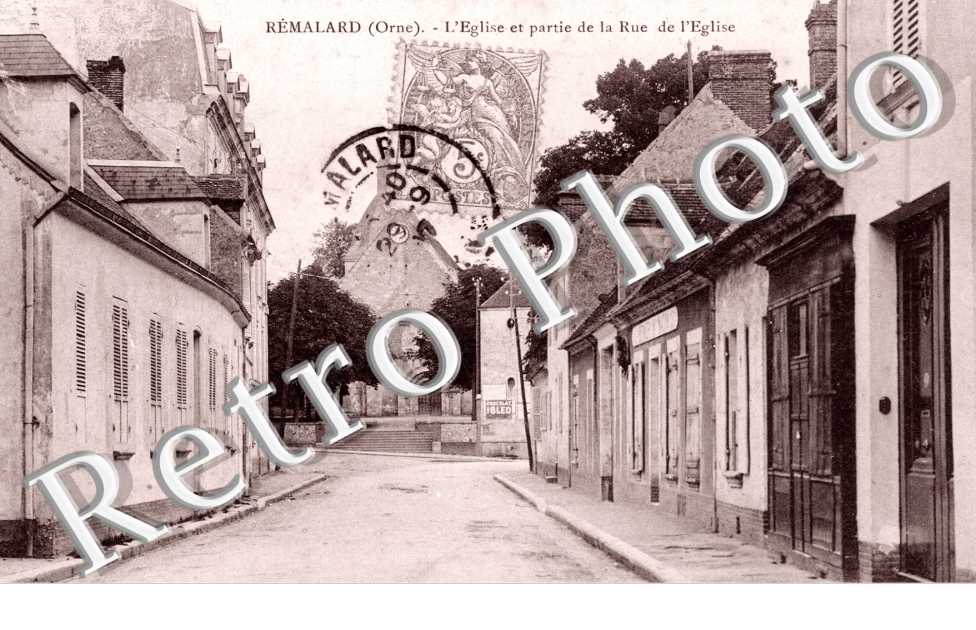 l&#039;Eglise et Partie de la Rue de l&#039;Eglise