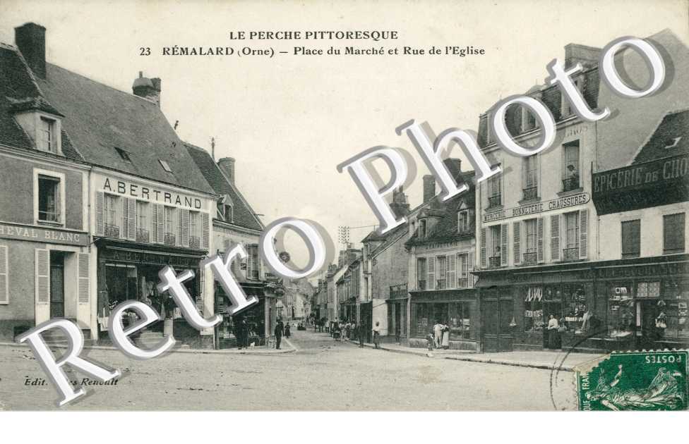 place du marche et rue de l'eglise