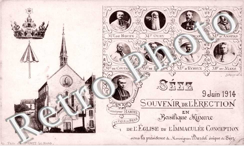 9 juin 1914 Souvenir de l'Erection en Basilique Mineure