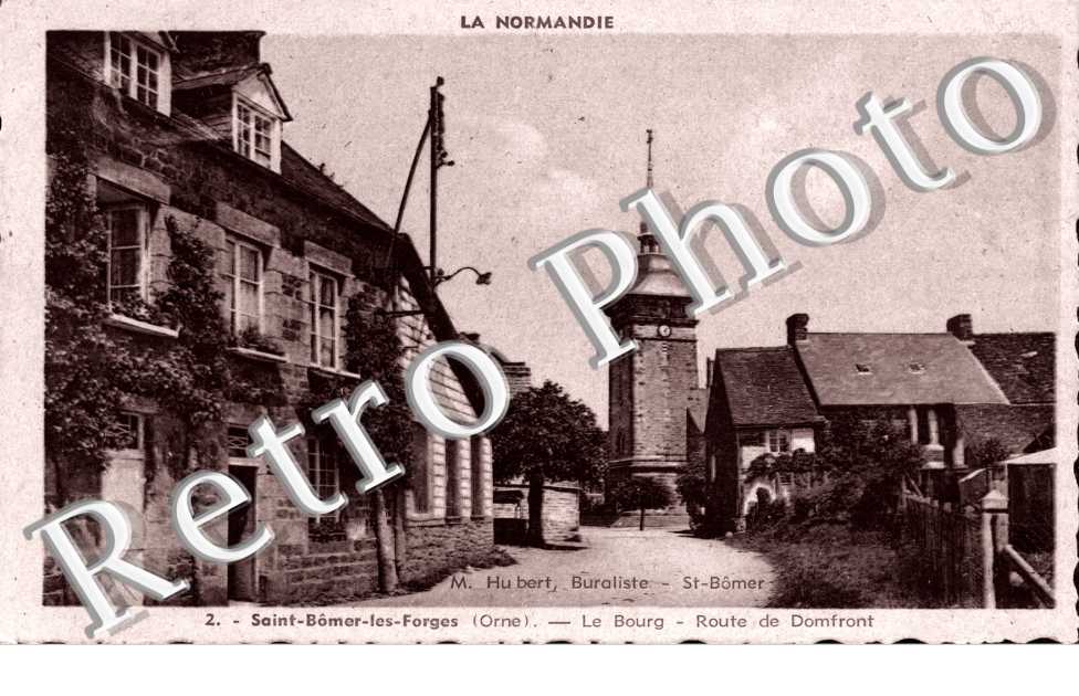 le bourg, route de Domfront