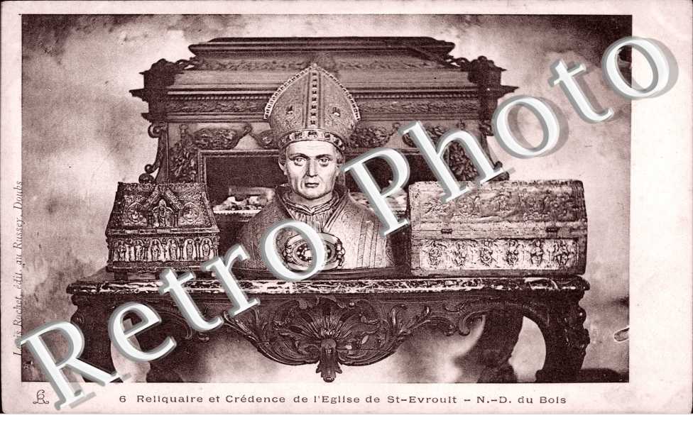 Reliquaire et Credence de l&#039;eglise de Saint Evroult