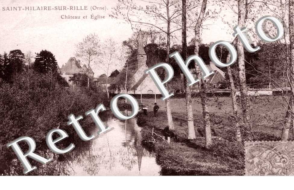 Bord de Rille, Chateau et Eglise