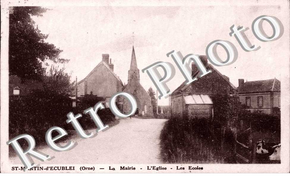 la mairie l&#039;eglise les ecoles