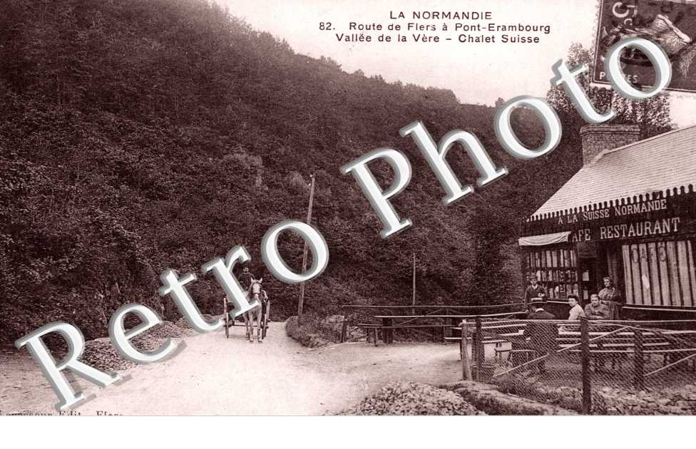 Route des Flers a Pont-Erambourg, Vallee de la Vere, Chalet Suisse