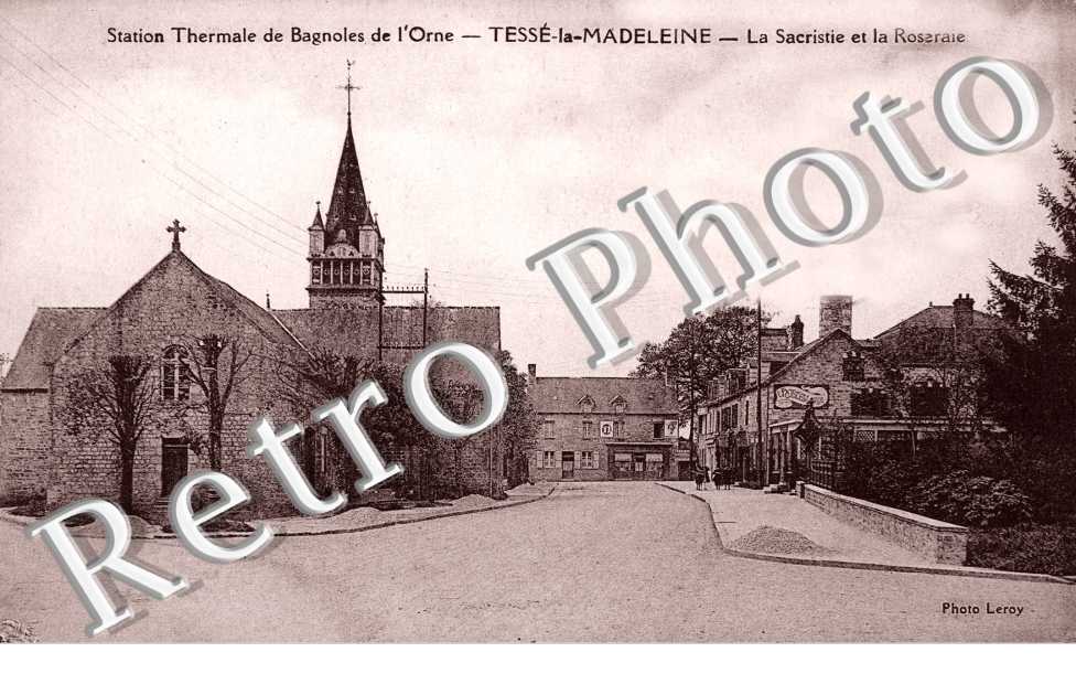 Station Thermale de Bagnoles de l'Orne,  la Sacristie et la Roseraie