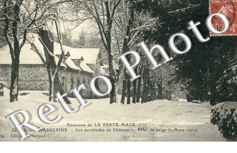 Les Servitudes du Chateau - effet de neige