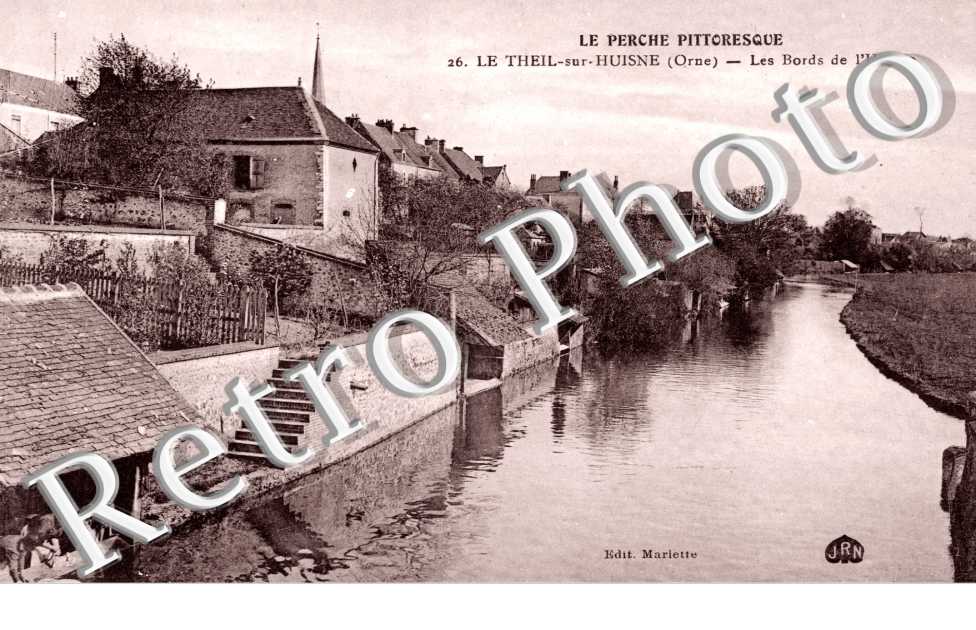 les bords de l'huisne