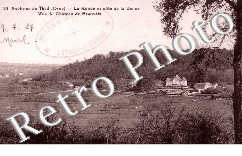 la ronce et cote de la Bance. Vus du Chateau de Beauvais