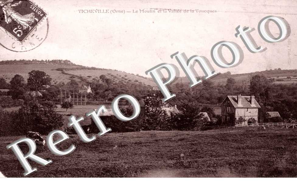 vallee de la Touque et le moulin