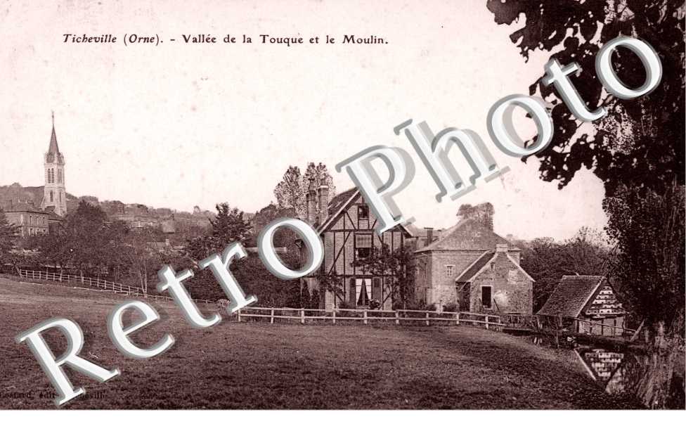 vallee de la Touque et le moulin
