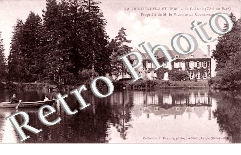 le chateau Propriete de M. Le Vicomte de Courtivron