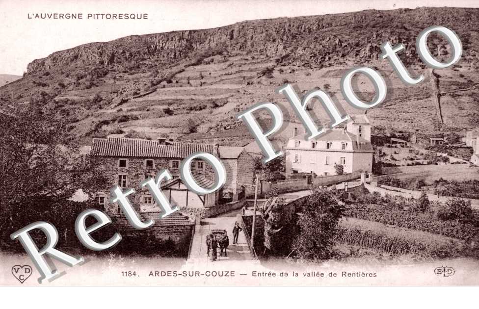 Ardes-sur-Couze, Entree de la Vallee de Rentieres