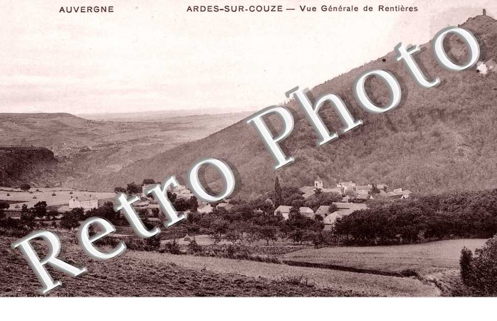 Ardes-sur-Couze, Vue Generale de Rentieres