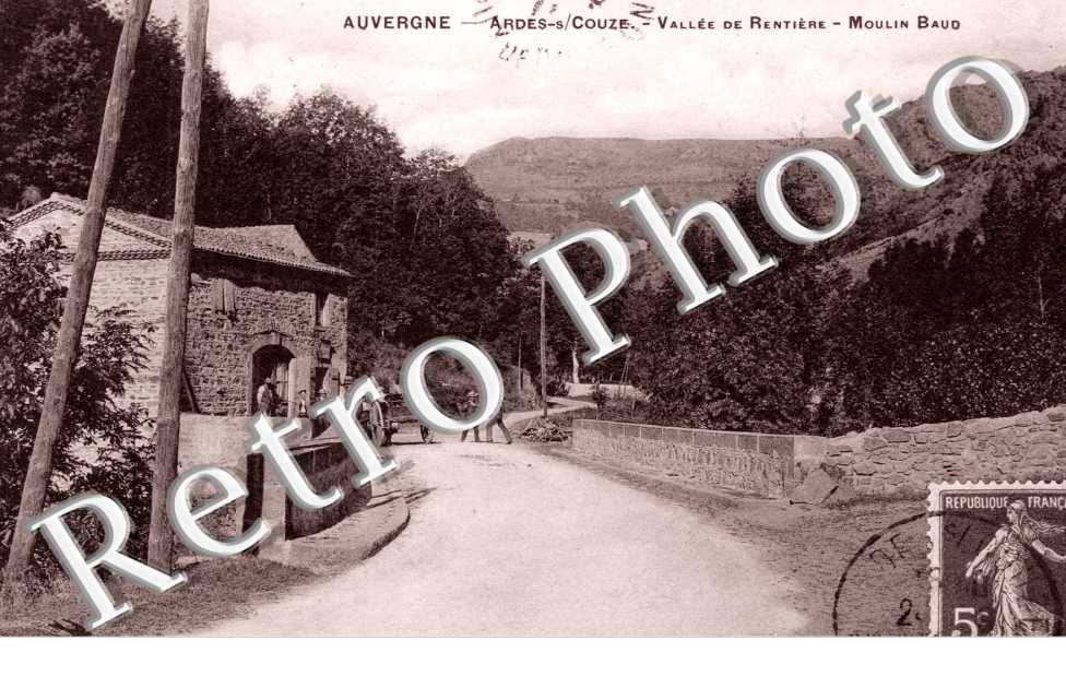 Ardes-sur-Couze, Vallee de Rentieres, Moulin Baud