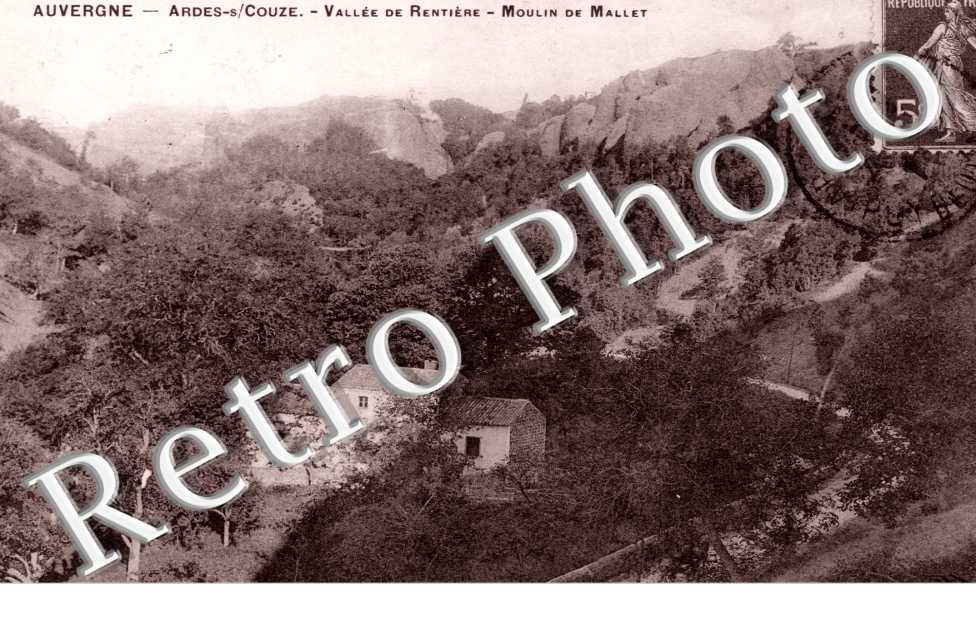 Ardes-sur-Couze, Vallee de Rentieres, Moulin de Mallet
